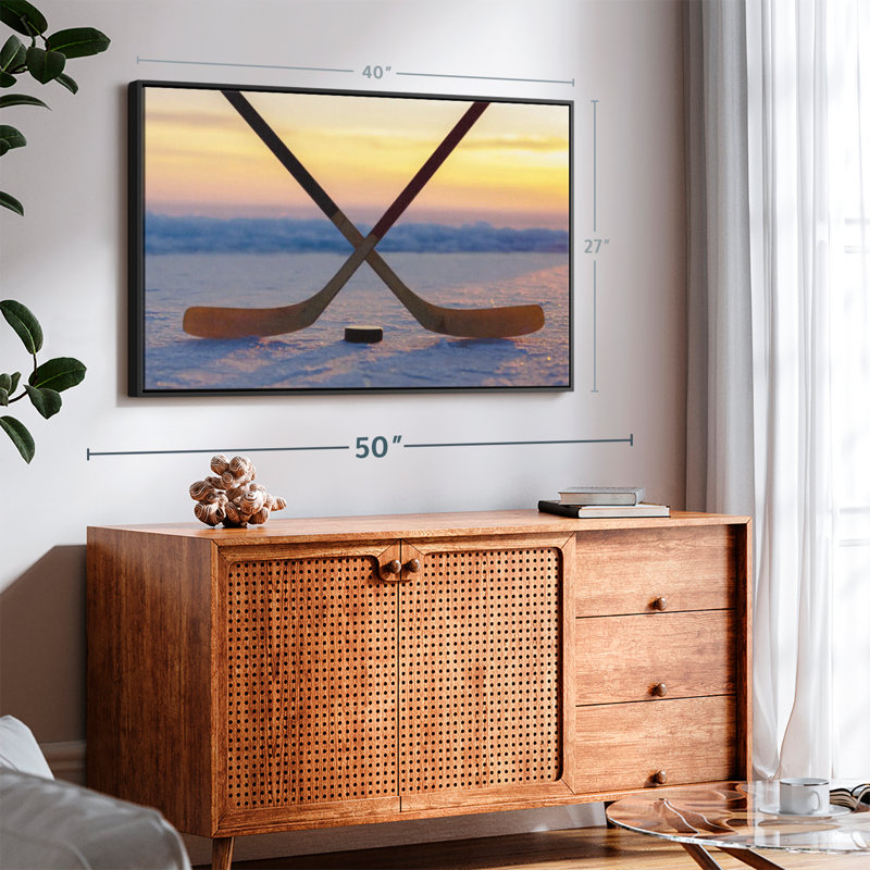Hockey Sticks, reproduction sur toile, H 27 po x l 40 po