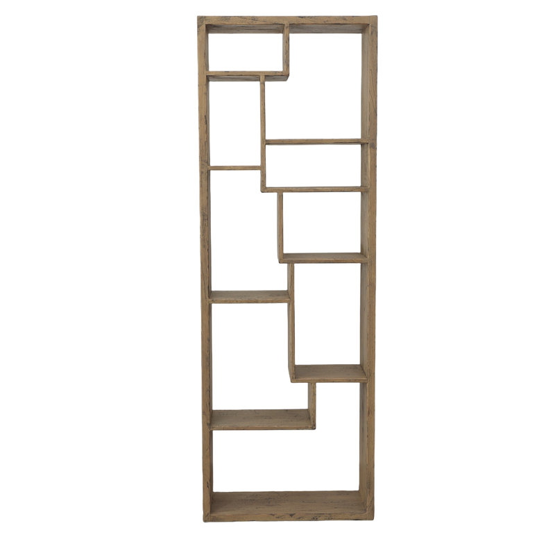 Elkin Solid Wood Floating Bookcase