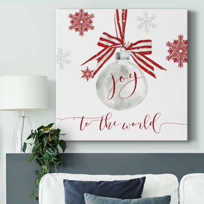 Ornement Joy - peinture sur toile tendue