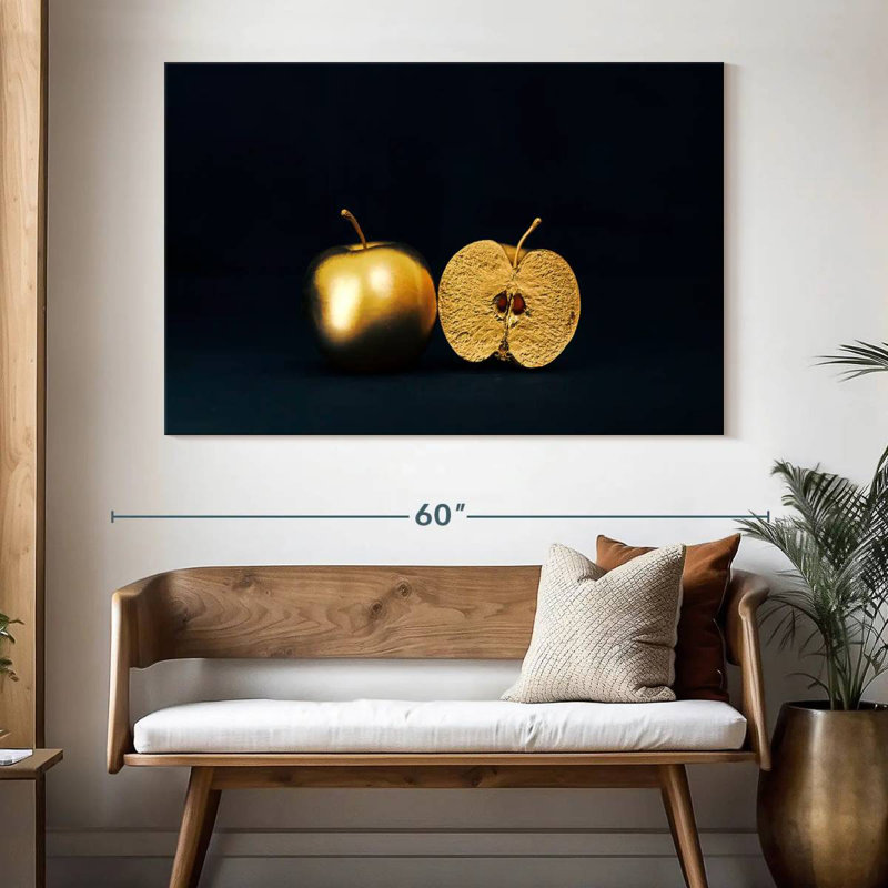 Yarlin Split Golden Apple, 34" H x 51" W