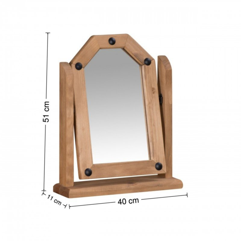 Bridewell Solid Wood Flat Floor Mirror