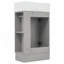 Meuble-lavabo de salle de bain avec lavabo, meuble-lavabo de salle de bain avec tablette, orienté vers la gauche ou vers la droite-428393947