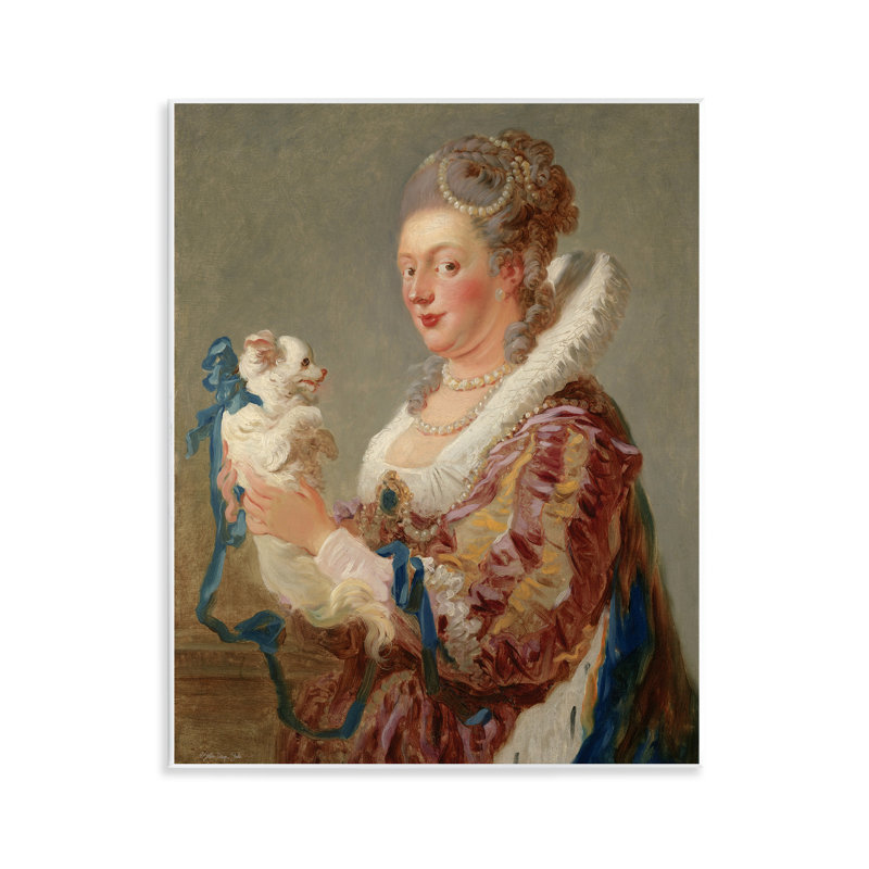 «Victorian Lady & Her Dog», art mural par Stellar Design Studio