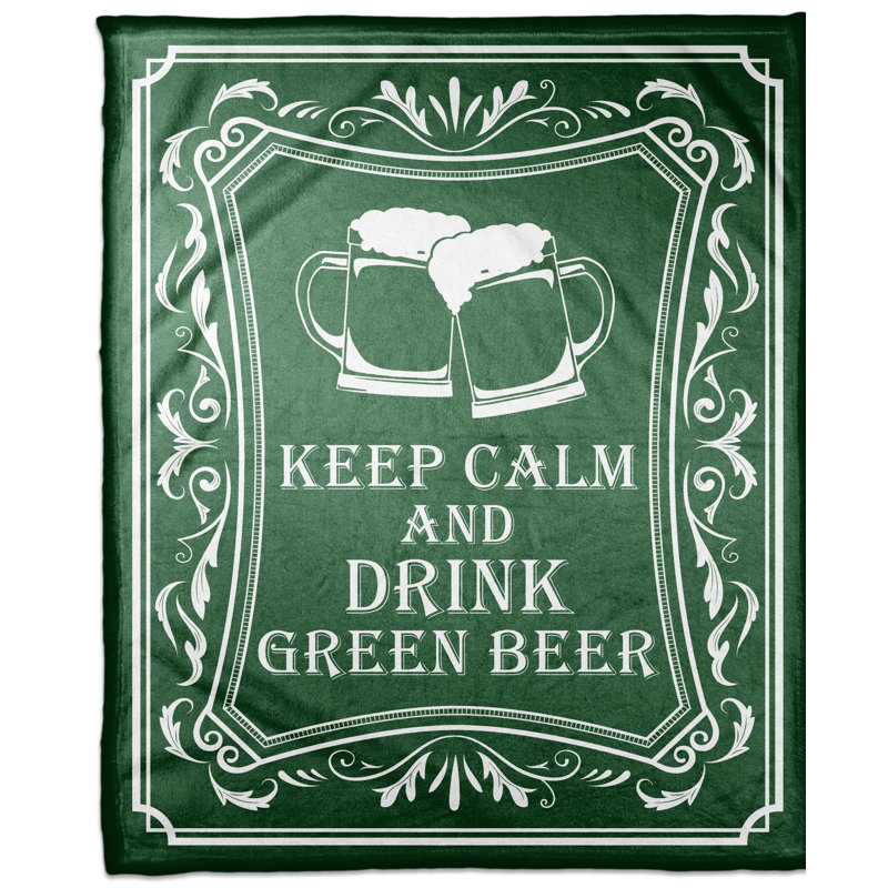 Couverture Patty Keep Calm And Drink Green