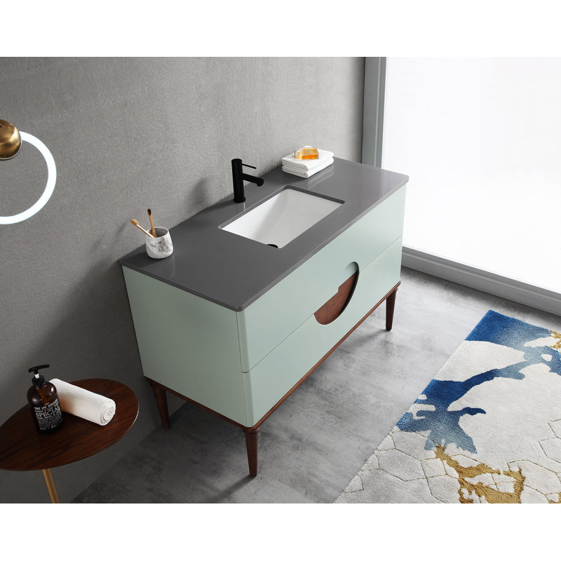 Burano 48'' W Vanity, Aloe Green