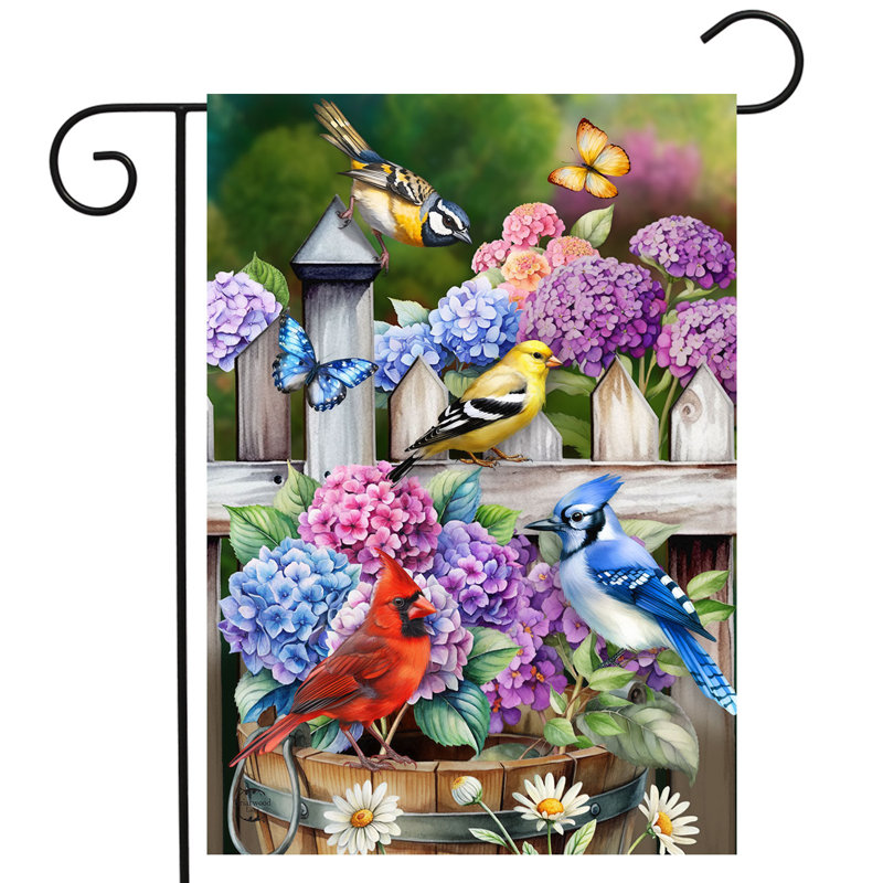Bird Watching Garden Flag