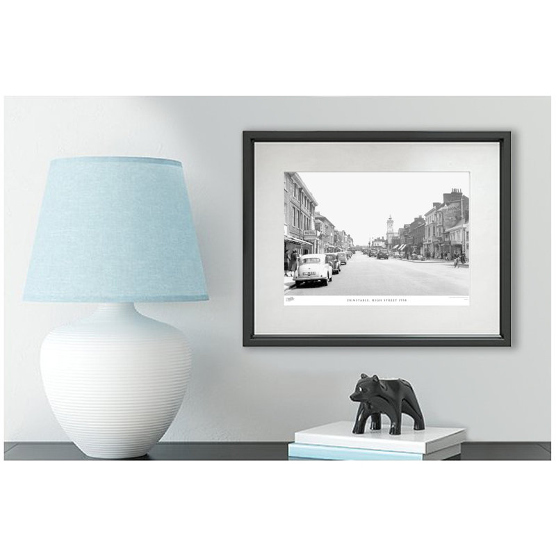 Dunstable, High Street 1958 - Single Picture Frame Print, 45cm H X 60cm W x 2cm D