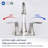 Bathroom Faucet With Pop-Up Drain & Supply Hoses Two-Handle 360 Degree High Arc Swivel Spout Centerset 4 Inch Vanity Sink Faucet-118546132