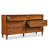 Ingraham 59.1" W Mid-Century Modern Solid Wood Cane 6-Drawer Double Dresser