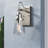 Wellfleet Wall Light in Black/Warm Brass-2131614454-2131614455