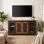 Meuble télé en bois massif Kinsella