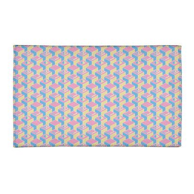 Chenille Geometric Indoor Rug