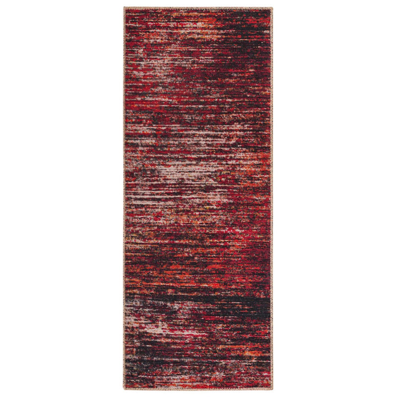 Ikhasa Chenille Abstract Indoor Rug, Runner 2' x 5'