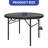 Fathmah Circle 48" Round Foldable and Portable Table with Handle-1743430918-1743430919