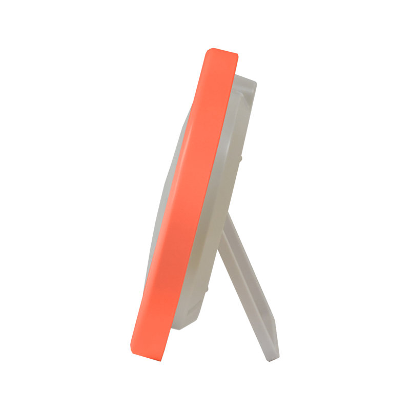QXA804ELH Wall Clock, Orange, Orange