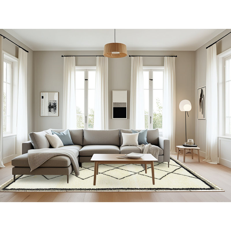 Tapis abstrait moderne 2940, Rectangle 8 pi x 12 pi
