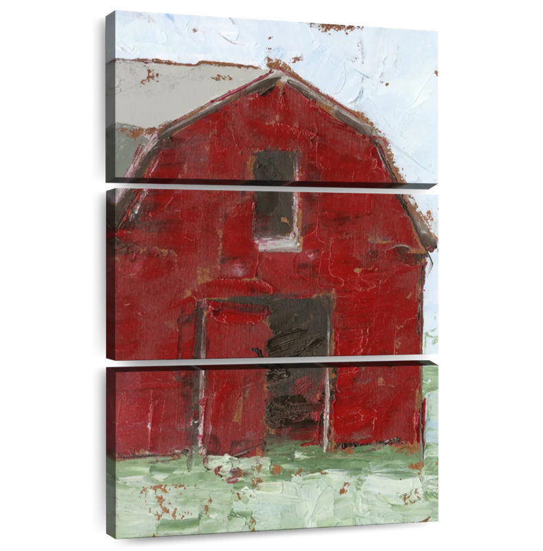 Lilie Big Red Barn I, H 32 po x l 20 po