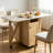 Foldable dining table-281173683