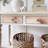 Retro Minimalist Multifunctional Console Table