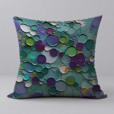 Abstract Reversible Throw Pillow