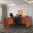 Nevjana L Desk with Double Pedestal Drawer Unit-23752395-23752398