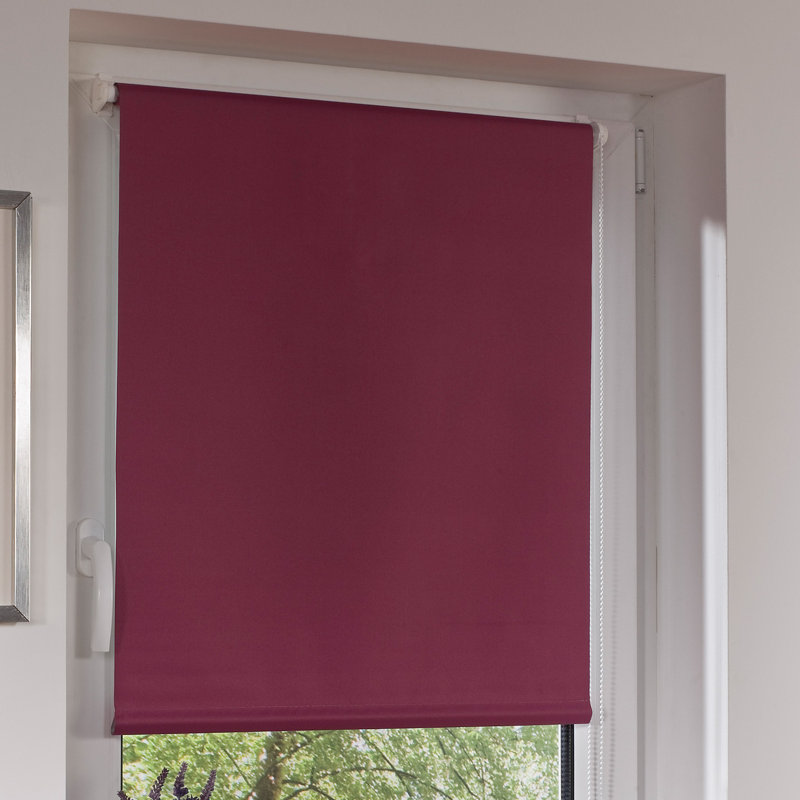 Opaque Roll-Up Shade, 45 x 150cm, Terracotta