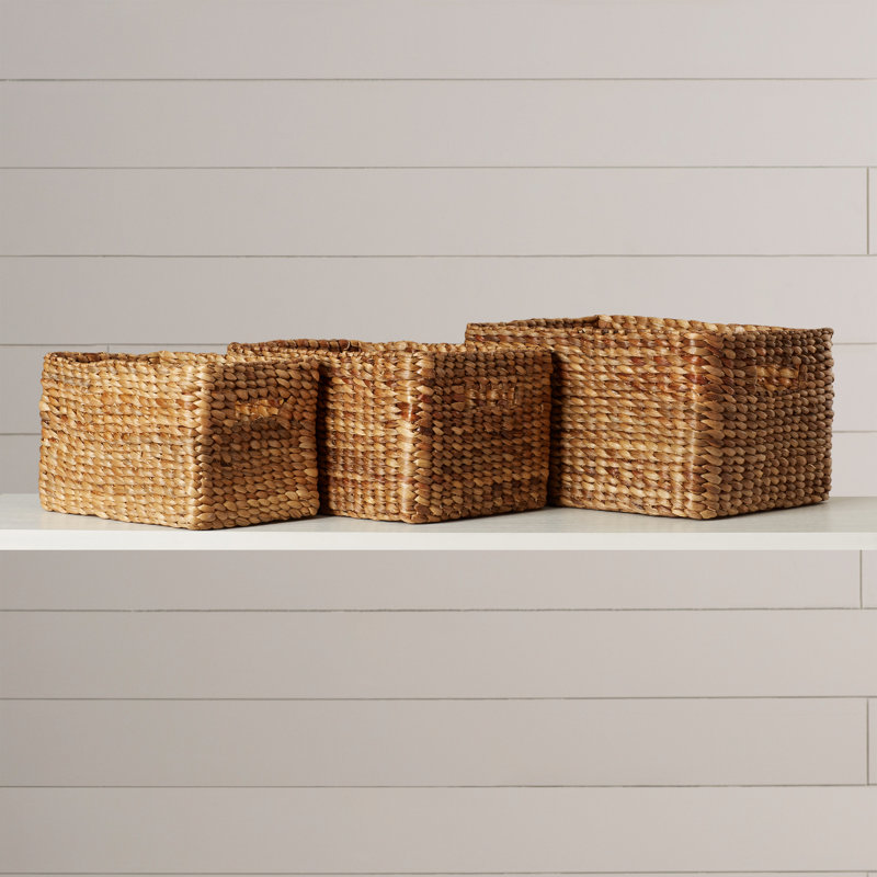 One Allium Way® Wicker Decorative Basket