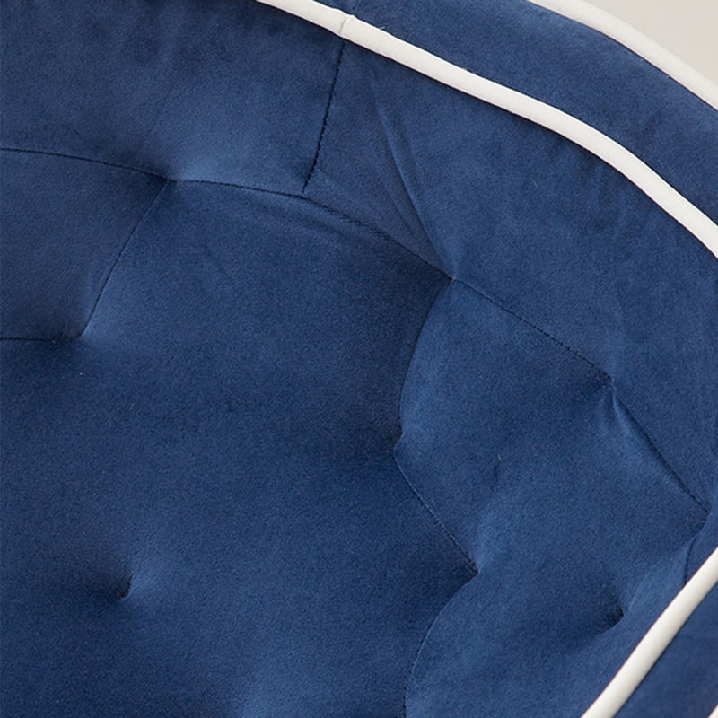 Simple Bean Bag Chair, Blue Velvet
