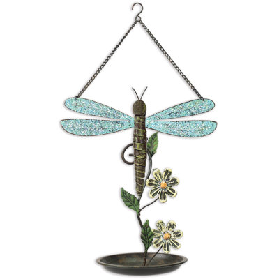 Metal Hanging Tray Bird Feeder