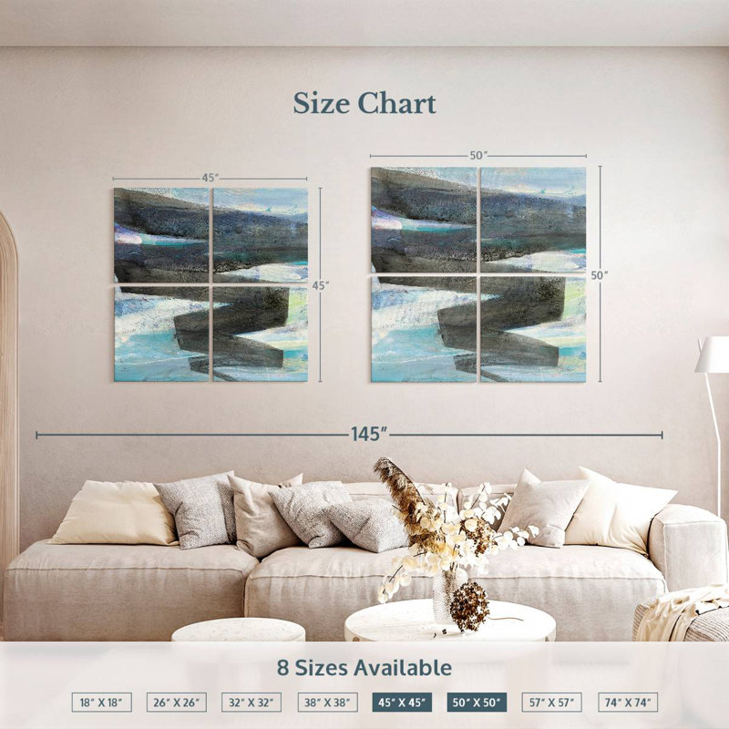 Zag, 50" H x 50" W
