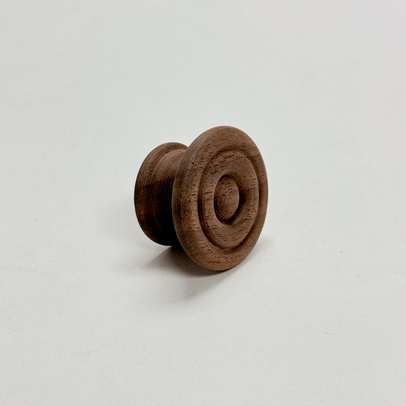 Palmer Walnut in. Round Knob, 2"