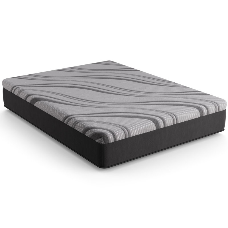 Matelas pour lit simple avec mousse à mémoire de forme à gel moyen 12 po et ressorts à ressorts dynamiques