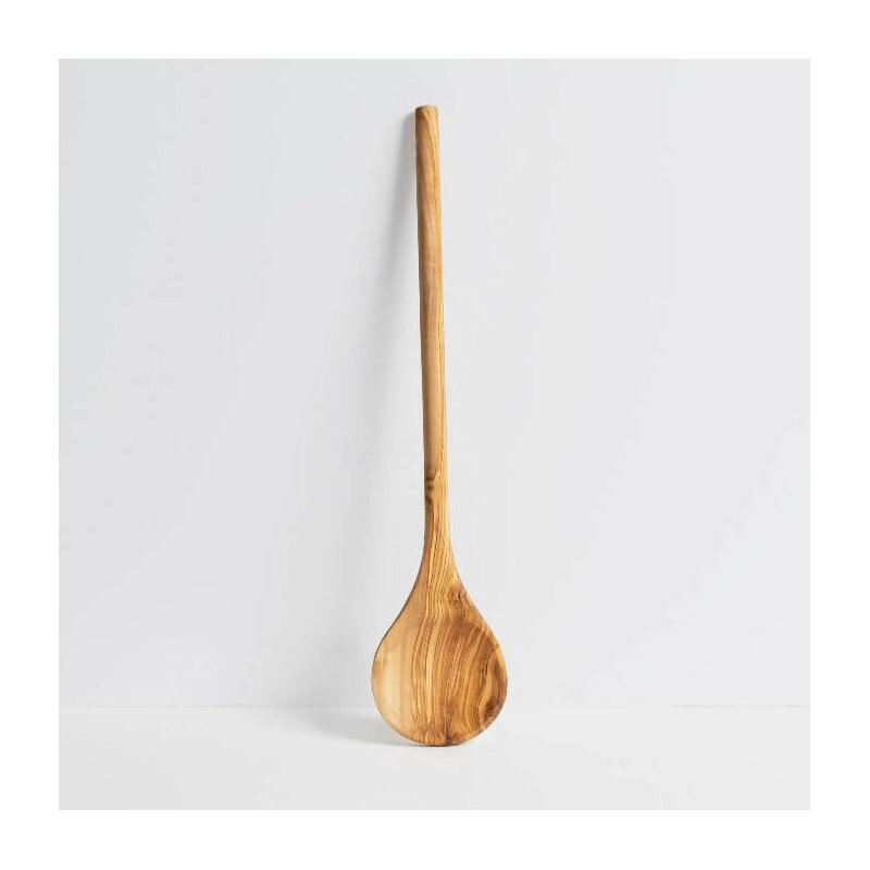 Cuillère ronde en bois d'olivier