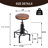 Dicle Swivel Adjustable Height Counter Stool with Metal Frame-1818652456-1871088571