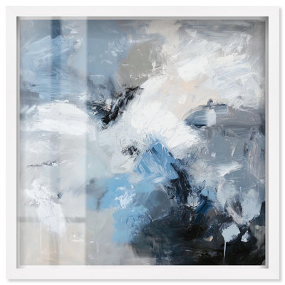 «Windswept Expanse», décor à carreaux bleu par Art Remedy
