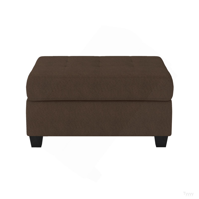 Meuble de salon moderne avec repose-pieds capitonné 1 pièce
