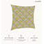 Housse de coussin géométrique en polyester