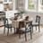 Padded Stackable Folding Dining Chairs with Solid Wood Frame-1997018717