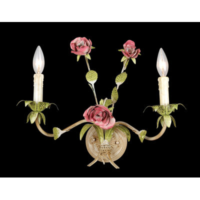 FAL Series Crystal Candle Wall Light