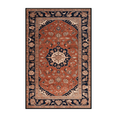 Tapis brun lavable à la machine