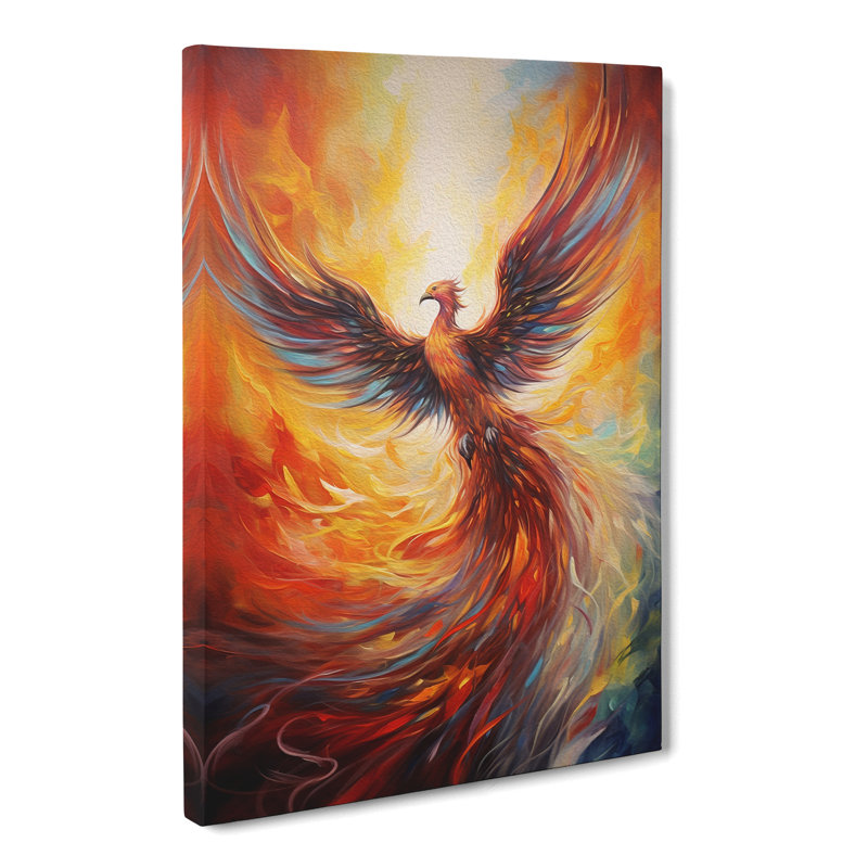 Phoenix Hard Edge - Print, 60cm H x 40cm W x 3cm D