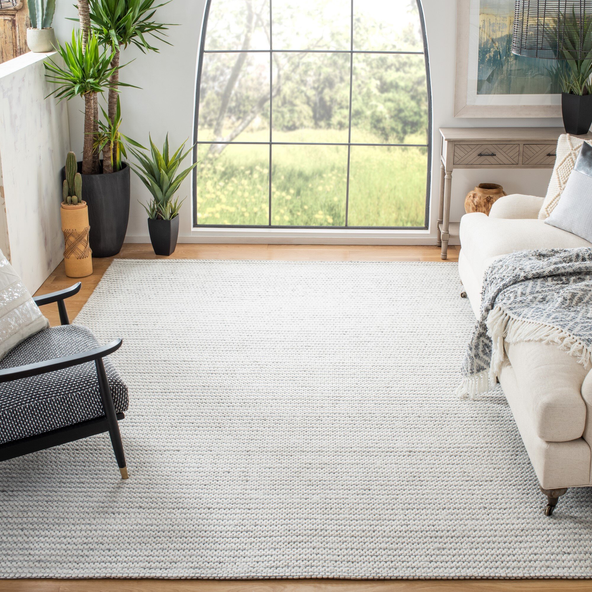 Oh Happy Home! Grid Grey Washable Cotton Area Rug Free Shipping - Rugs by  Roo