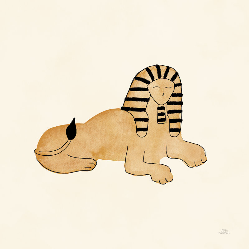 Sphinx World Traveller, H 12 po x l 12 po, Oui, Cadre simple blanc