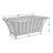 Bagatelle Metal Railing Planter