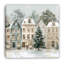 «Quiet Winter Square», art mural sur toile tendue-1809349367