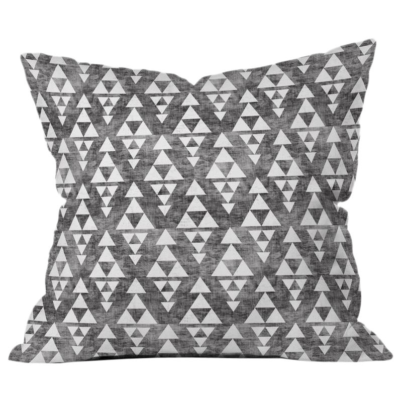 Coussin décoratif d'extérieur empilé, 16 po x 16 po