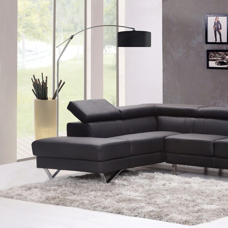 BLACK ARCH WITH ADJUSTABLE BODY FLOOR Lamp