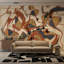 Papier peint moderne Mid Century-987136684-987136687