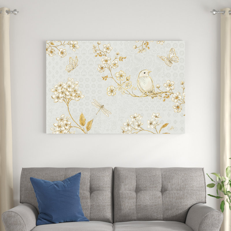 Golden Garden I, H 32 po x l 48 po x P 1,25 po