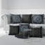 Housse et insert de coussin décoratif carré intérieur / extérieur en polyester / mélange de polyester Vine Visions-1486077135